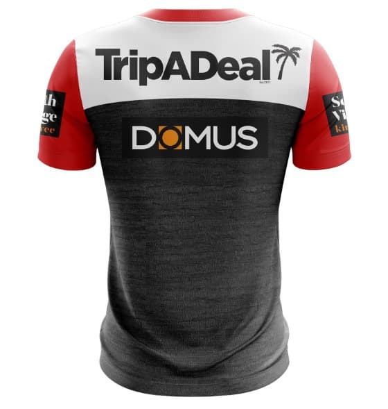 St George Dragons Mens Grey Marle Training Shirt