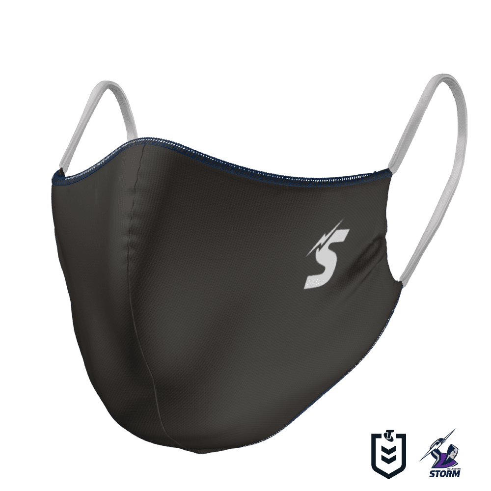 Melbourne Storm NRL Reversible Face Mask