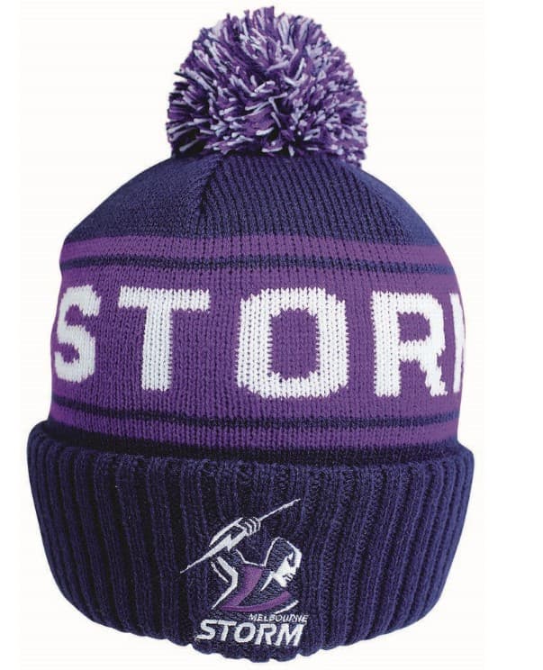 Melbourne Storm NRL Striker Beanie