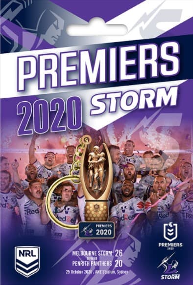 Melbourne Storm 2020 NRL Premiers Trophy Keyring Melbourne Storm 2020 NRL Premiers Trophy Keyring