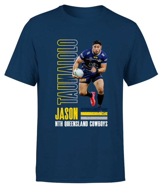 North Queensland Cowboys 2023 NRL Mens Jason Taumalolo Players Tee North Queensland Cowboys 2023 NRL Mens Jason Taumalolo Players Tee