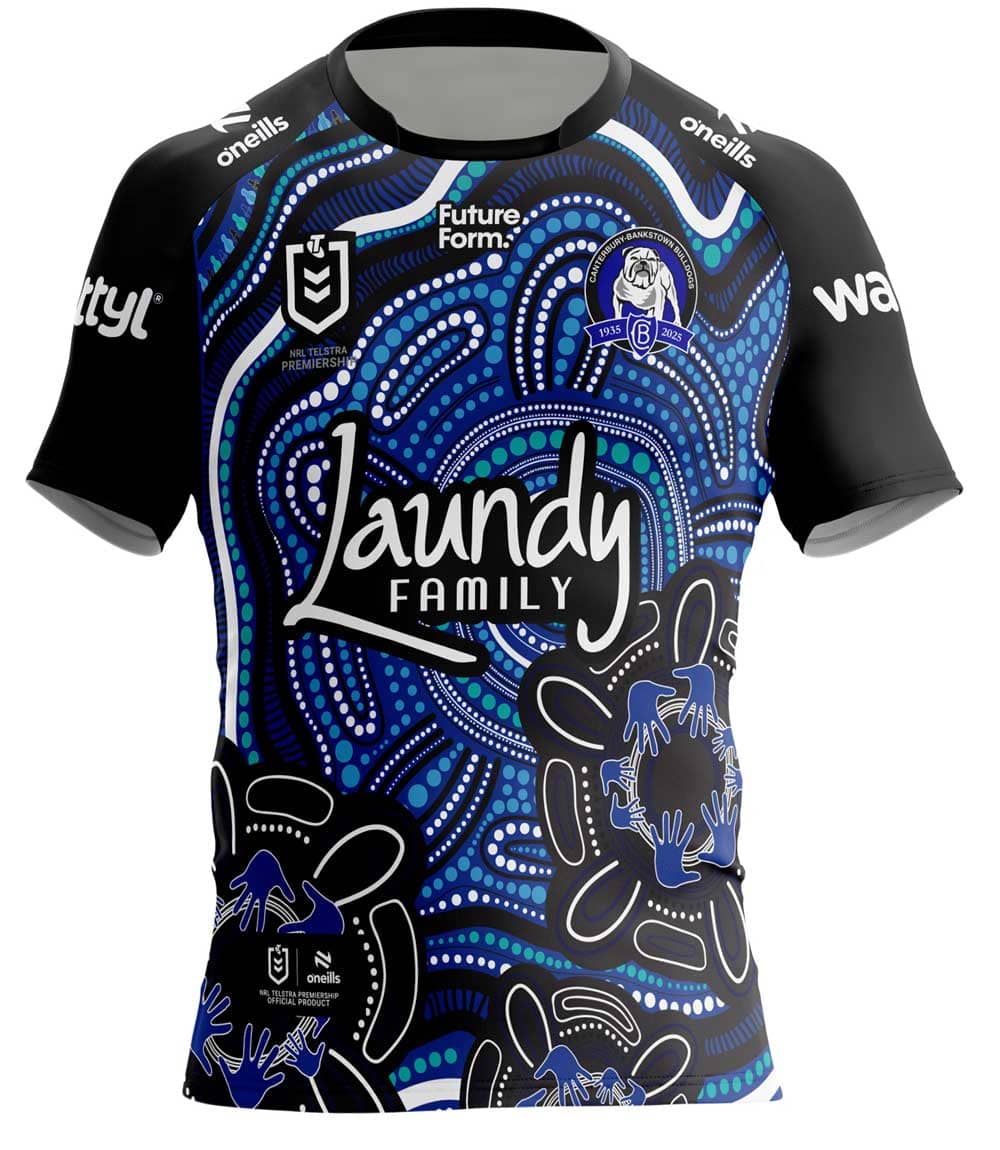 Canterbury Bulldogs 2025 NRL Kids Indigenous Jersey