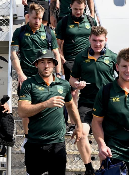 Australian Kangaroos 2024 NRL Mens Team Polo Shirt
