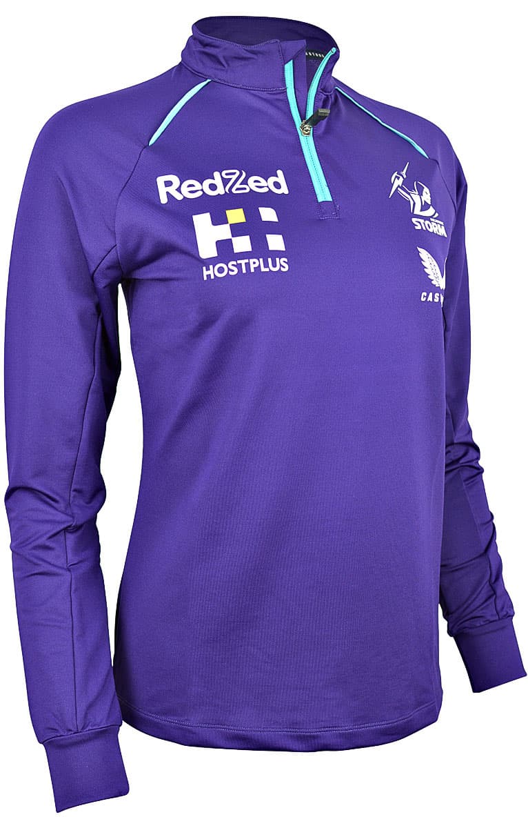 Melbourne Storm NRL Ladies Quarter Zip Training Top