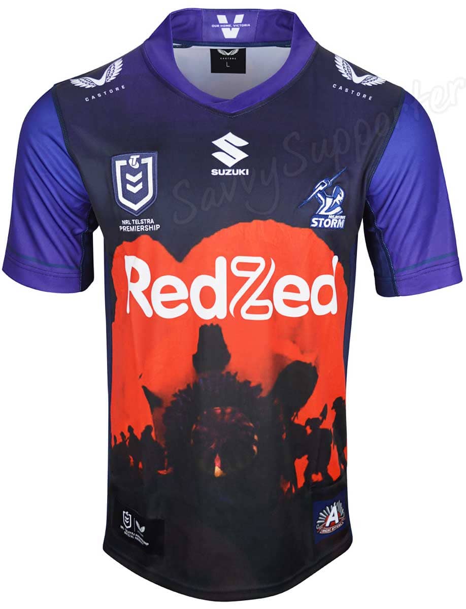 Melbourne Storm NRL Mens Anzac Jersey