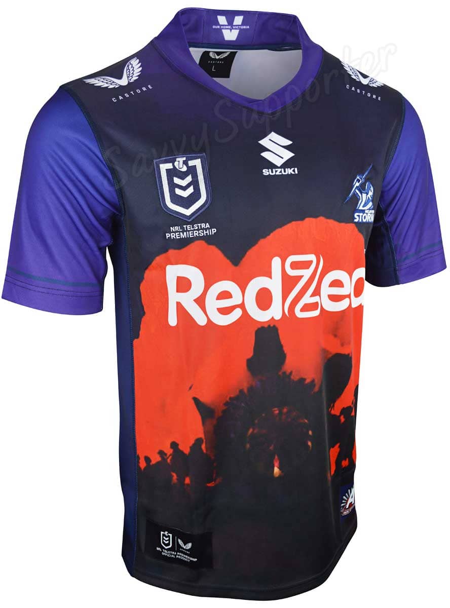 Melbourne Storm NRL Mens Anzac Jersey