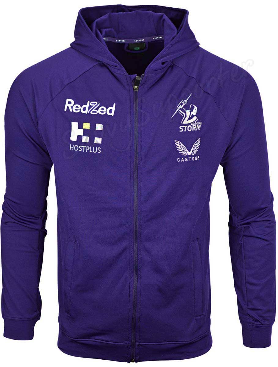 Melbourne Storm NRL Mens Training Zip Through Jacket