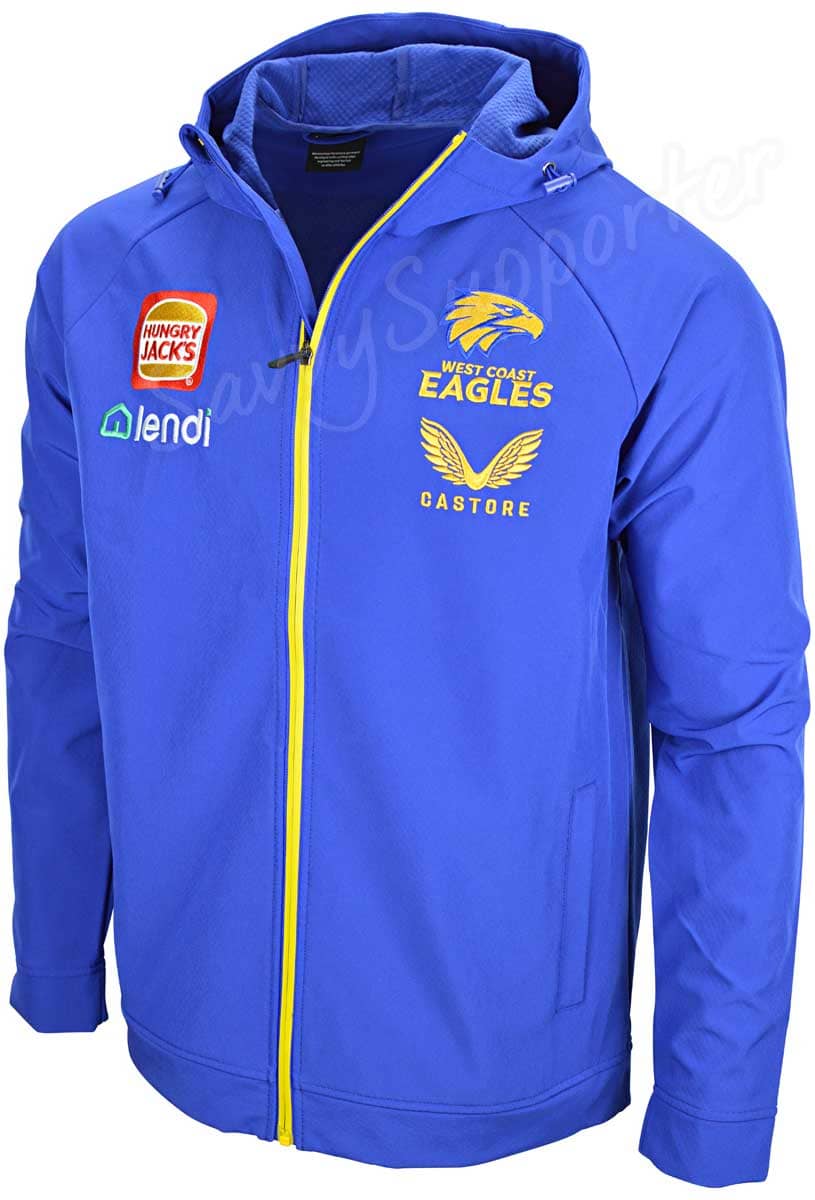 West Coast Eagles AFL Mens Hooded Jacket