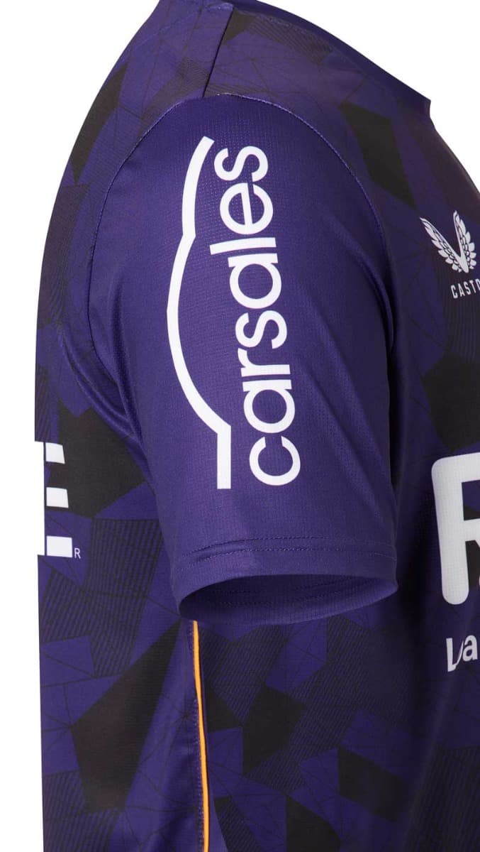 Melbourne Storm 2023 NRL Mens Purple Training Shirt