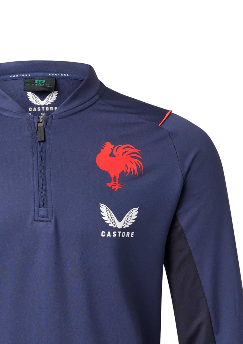Sydney Roosters 2023 NRL Mens 1/4 Zip Training Top