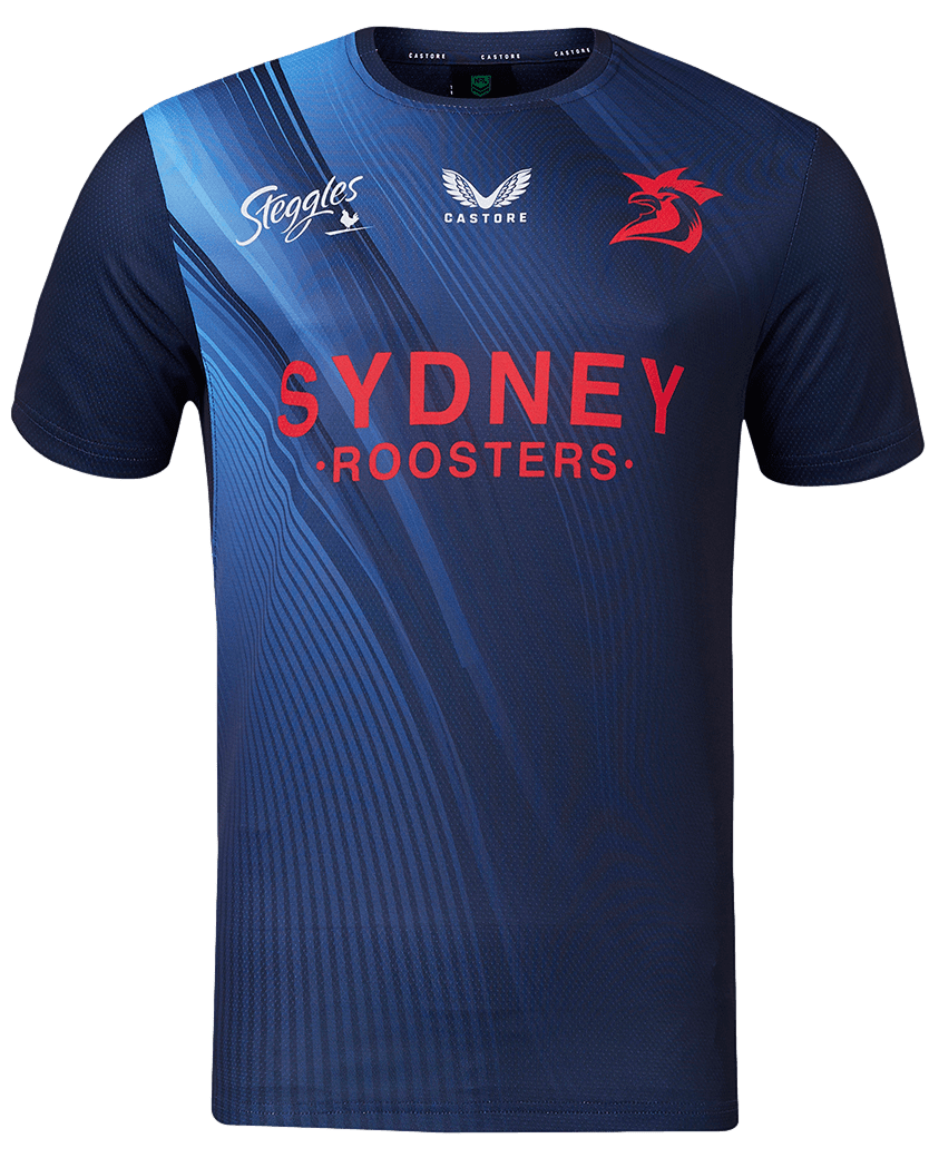 Sydney Roosters 2024 NRL Mens Warm Up Shirt Sydney Roosters 2024 NRL Mens Warm Up Shirt