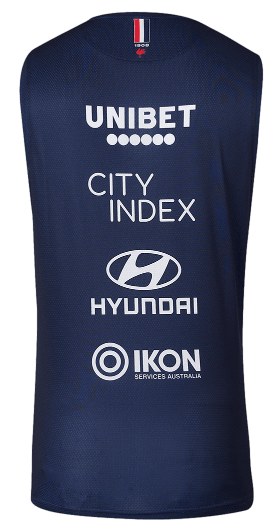 Sydney Roosters 2024 NRL Mens Navy Training Singlet