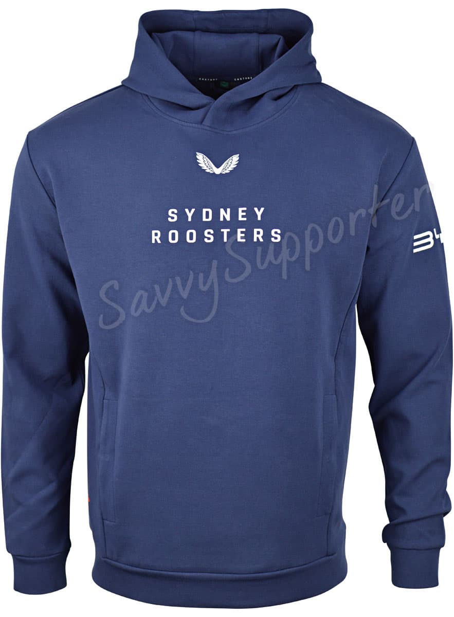 Sydney Roosters 2025 NRL Mens Travel Logo Hoody