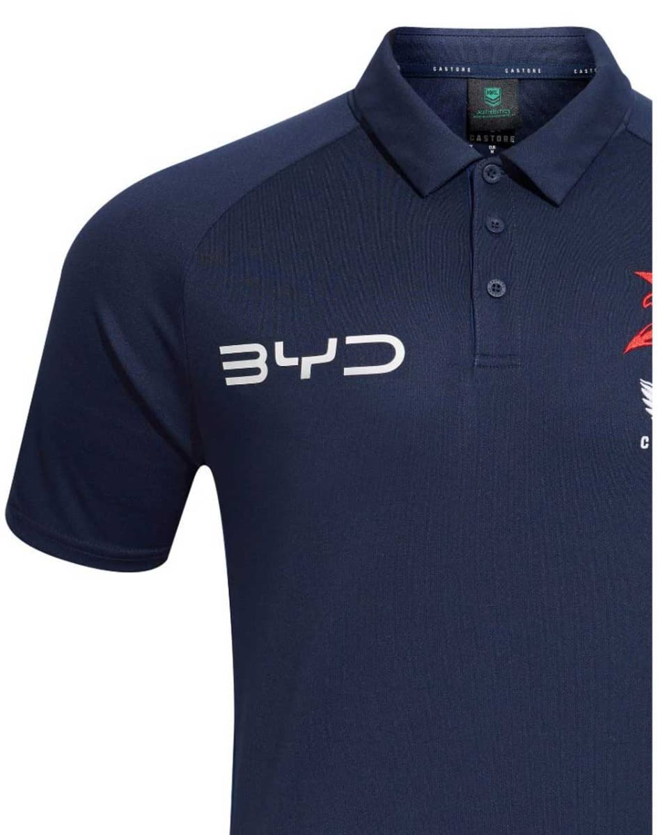 Sydney Roosters 2025 NRL Mens Players Polo Shirt