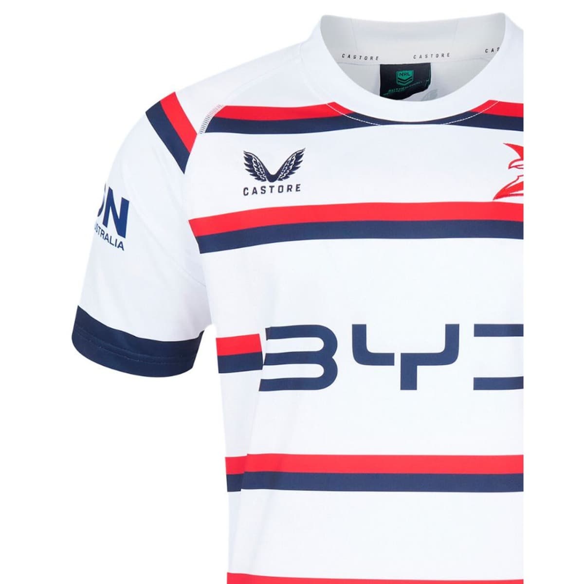 Sydney Roosters 2025 NRL Mens White Training Jersey