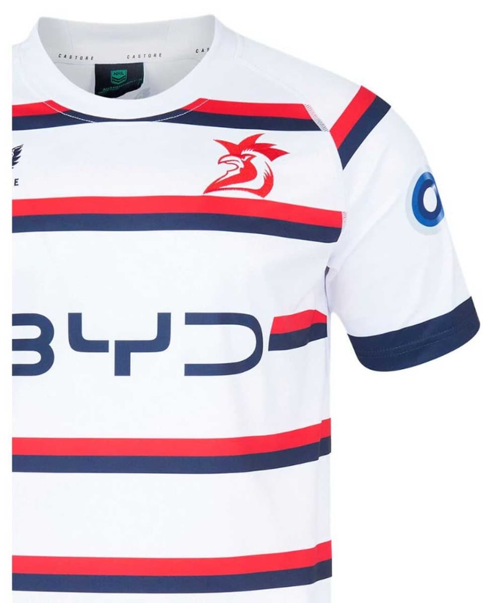 Sydney Roosters 2025 NRL Mens White Training Jersey
