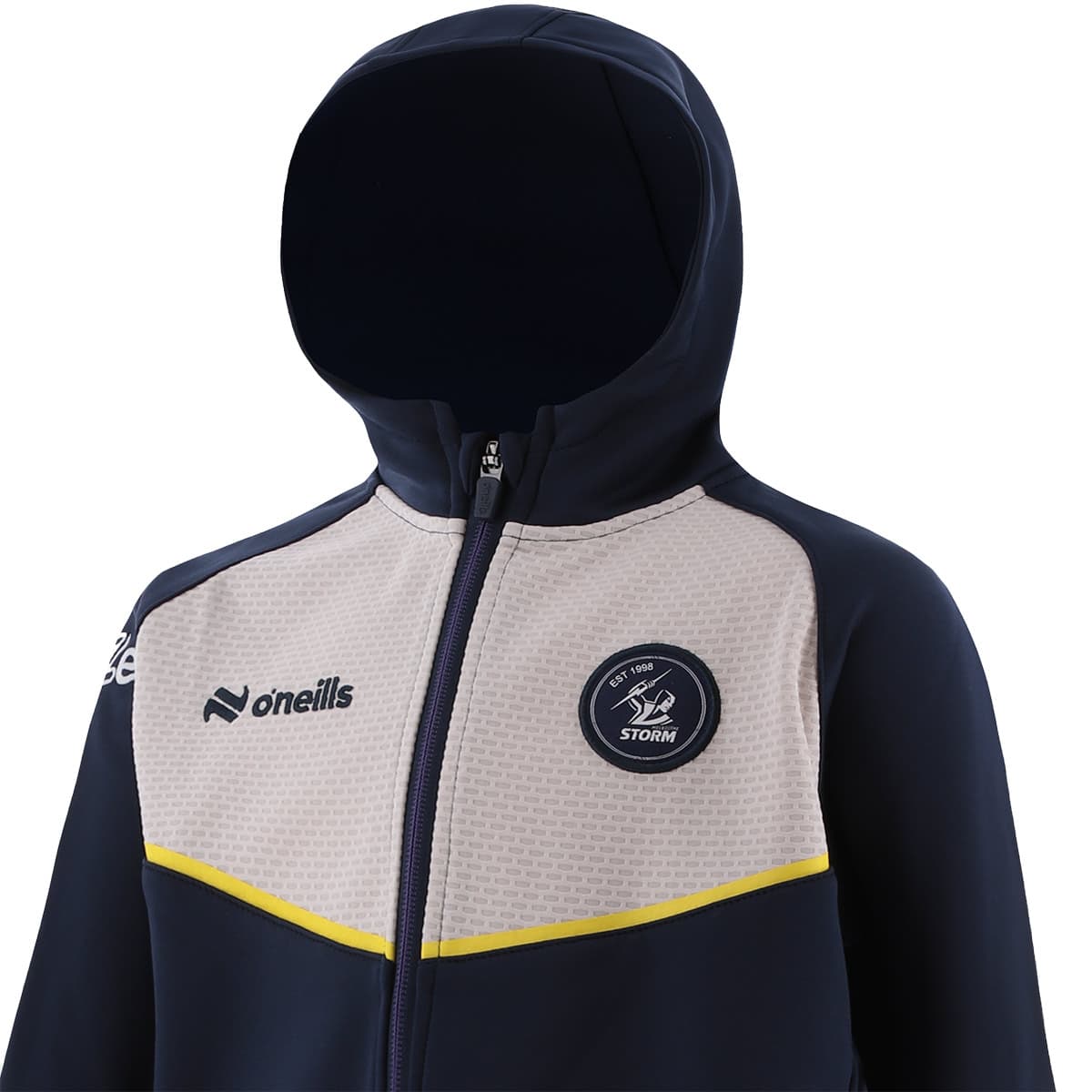 Melbourne Storm 2025 NRL Kids Full Zip Hoodie