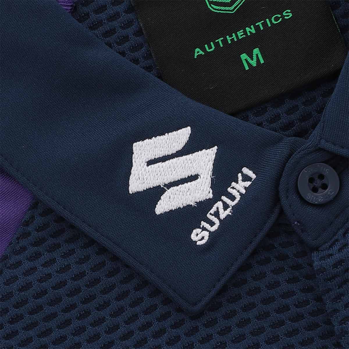 Melbourne Storm 2025 NRL Mens Media Polo Shirt