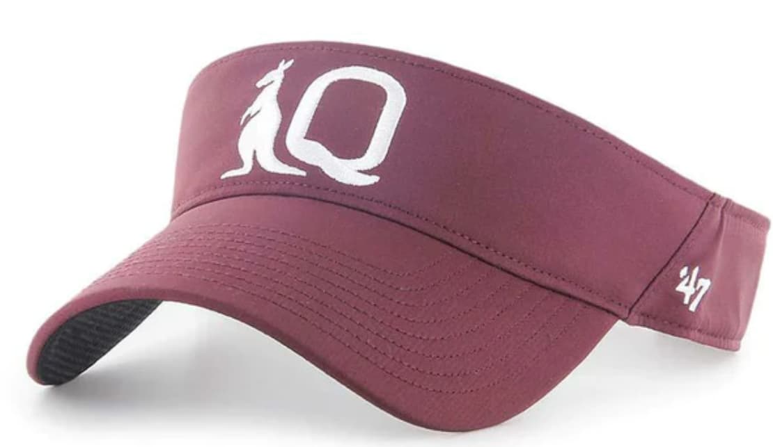 QLD Maroons State of Origin 47 Dark Maroon Elliot Visor