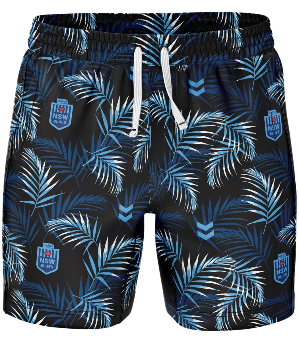NSW Blues State of Origin Mens Beach Volley Shorts NSW Blues State of Origin Mens Beach Volley Shorts