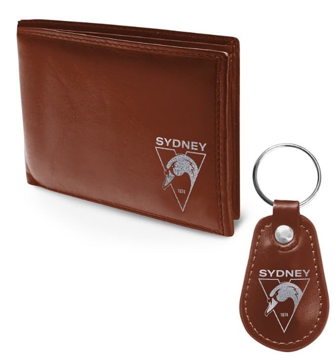 Sydney Swans AFL Wallet and Keyring Gift Set