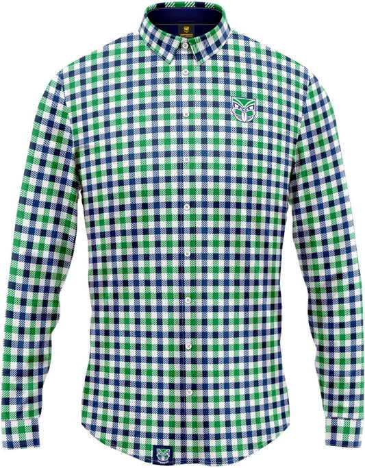 New Zealand Warriors NRL Mens Dawson Business Shirt New Zealand Warriors NRL Mens Dawson Business Shirt