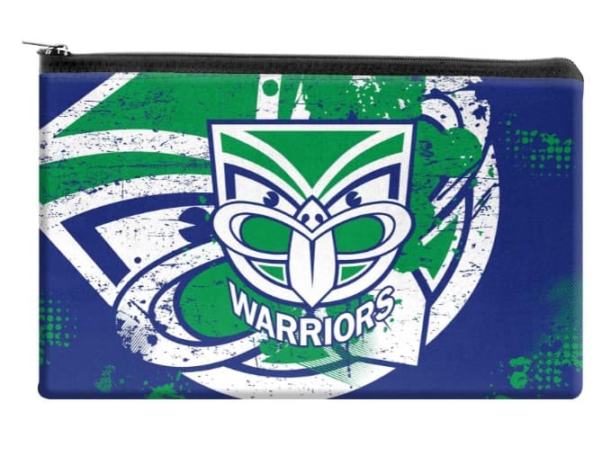 New Zealand Warriors NRL Neoprene Pencil Case New Zealand Warriors NRL Neoprene Pencil Case