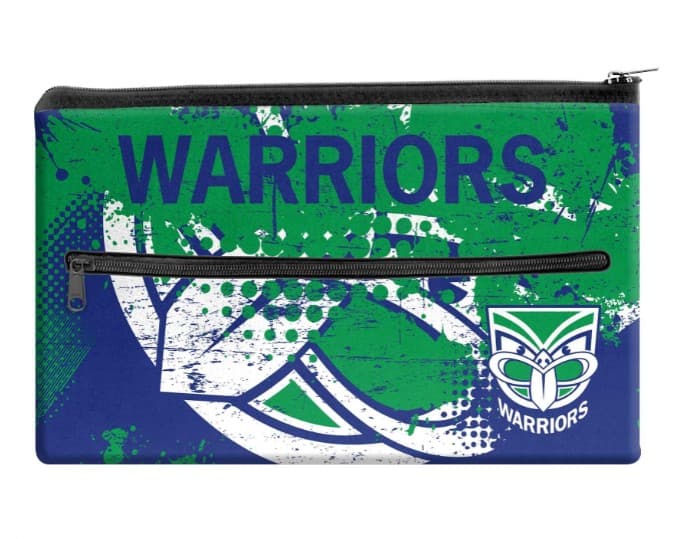 New Zealand Warriors NRL Neoprene Pencil Case New Zealand Warriors NRL Neoprene Pencil Case