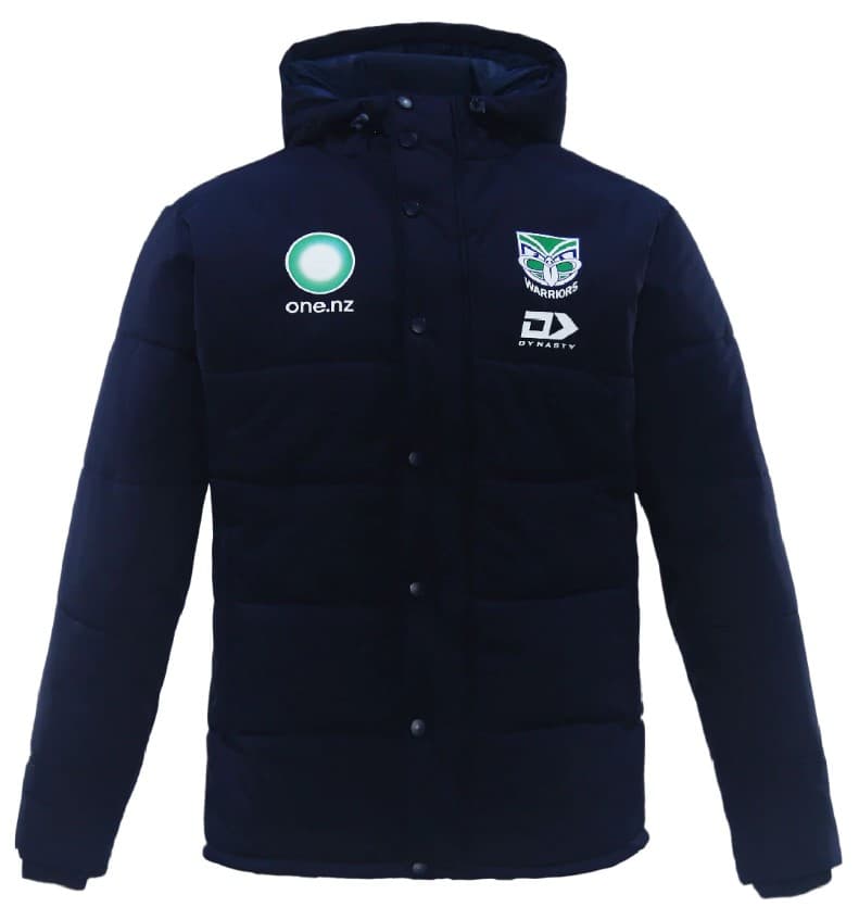 New Zealand Warriors 2024 NRL Mens Winter Puffer Jacket