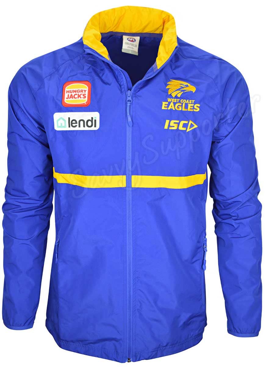 West Coast Eagles AFL Mens Wet Weather Jacket