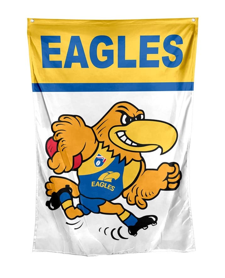 West Coast Eagles AFL Retro Wall Flag 100cm x 70cm