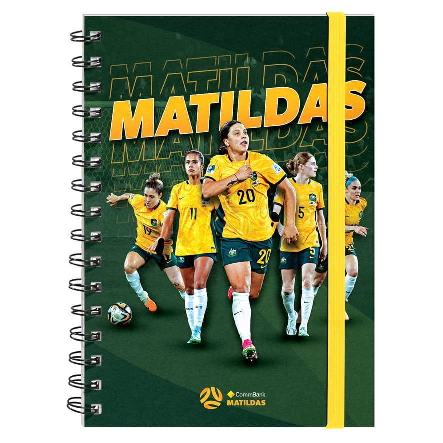 Australian Matildas Hard Cover Notebook