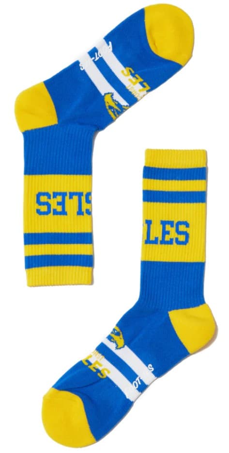 West Coast Eagles AFL Adults Sports Crew 2 Pack Socks