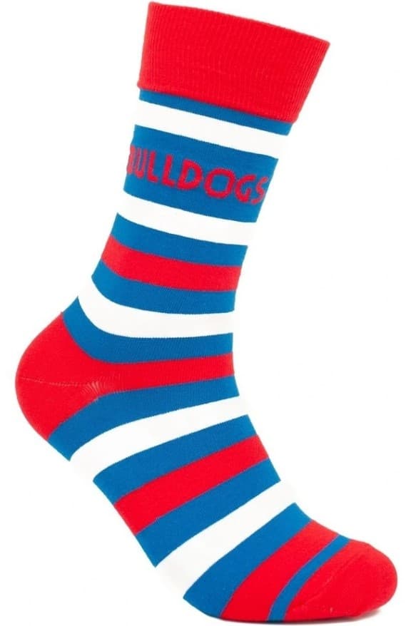 Western Bulldogs AFL Adults 2 Pack Heritage Socks