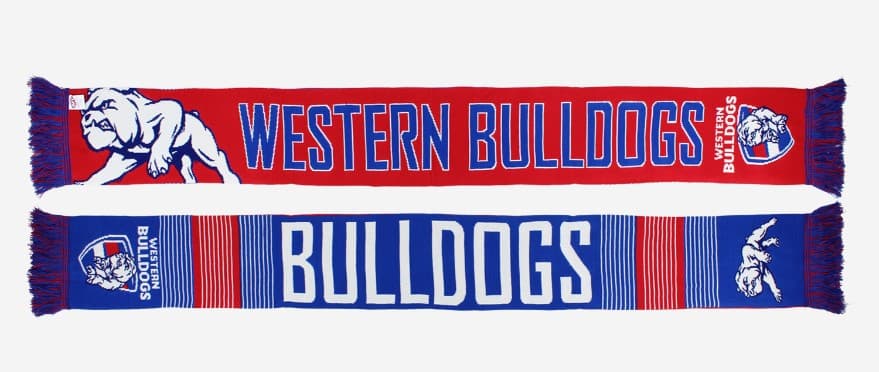Western Bulldogs AFL Adults Linebreak Scarf
