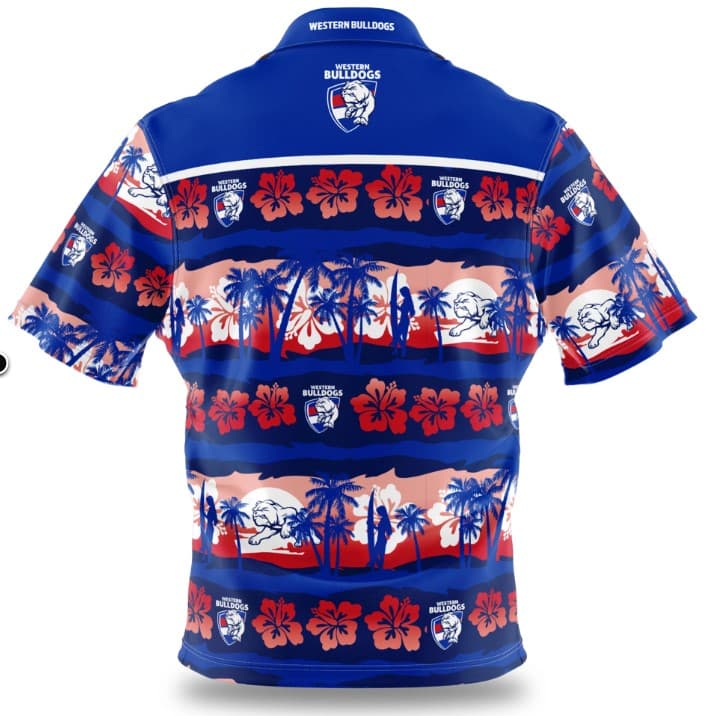 Western Bulldogs AFL Mens Hawaiian Shirt