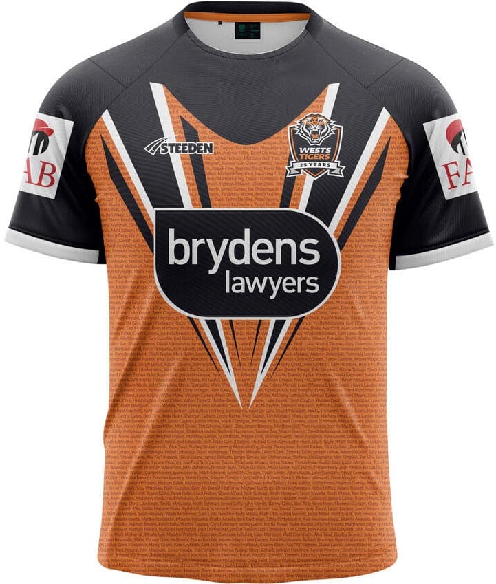 Wests Tigers 2024 NRL Mens Run Out Tee