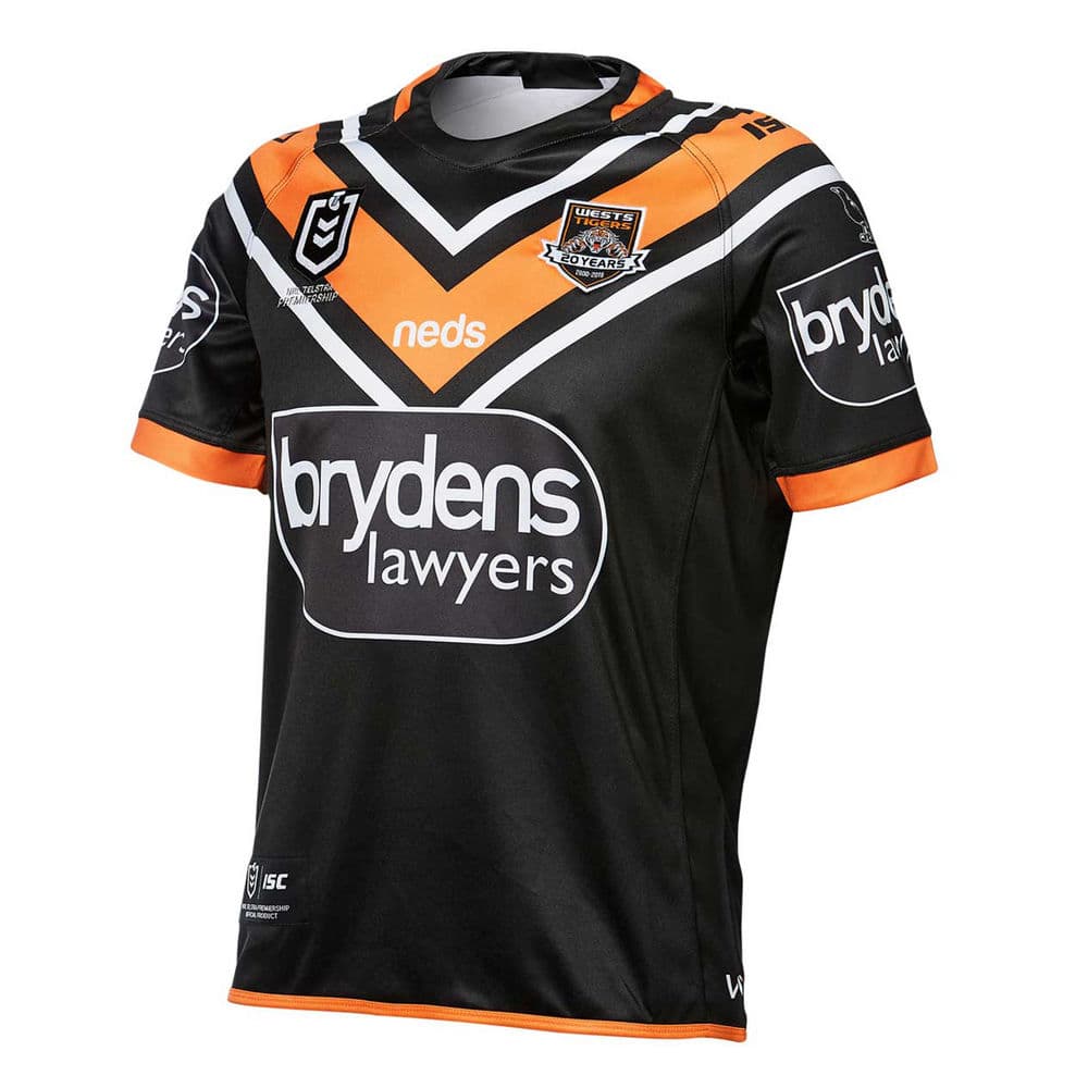 Wests Tigers Mens NRL Home Jersey