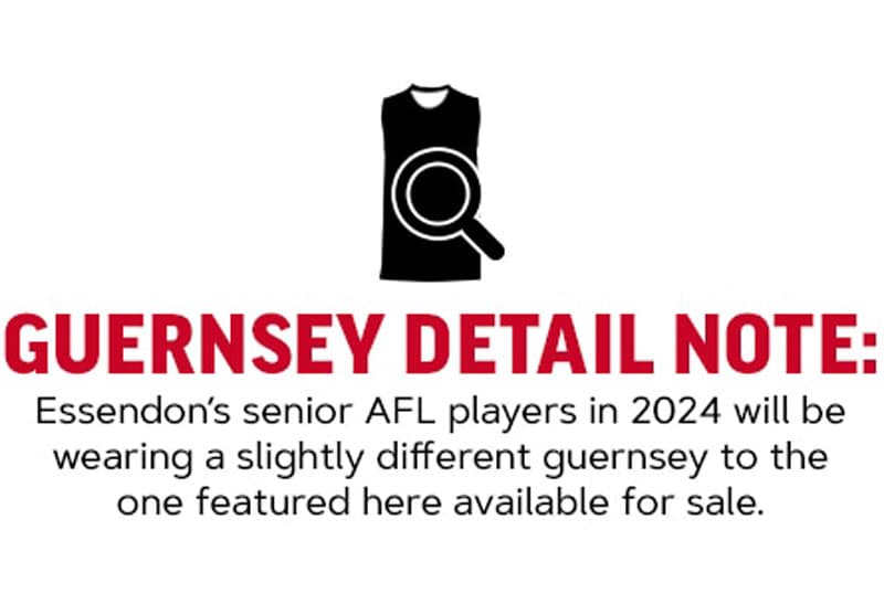Essendon Bombers 2024 AFL Mens Home Guernsey