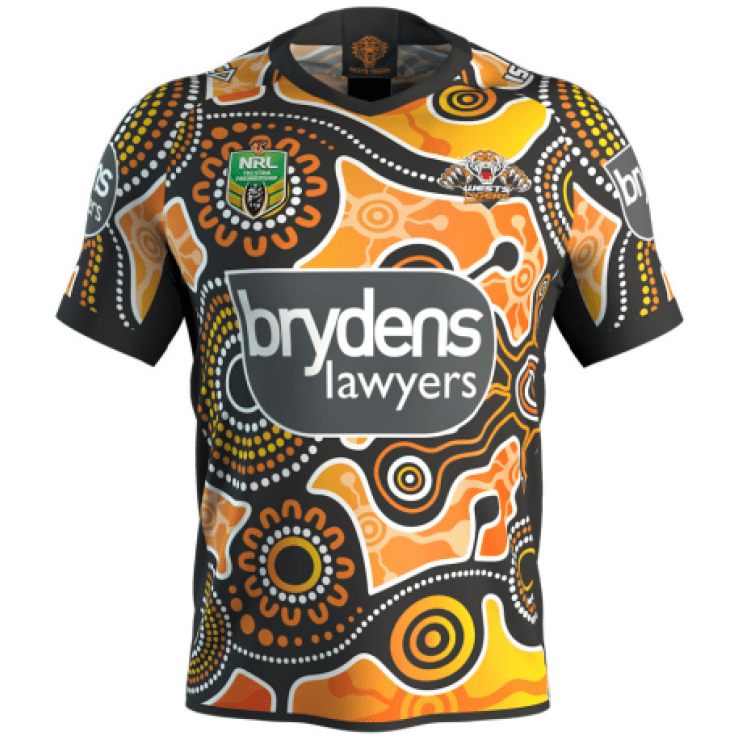 Wests Tigers NRL Mens Indigenous Jersey S & M Only
