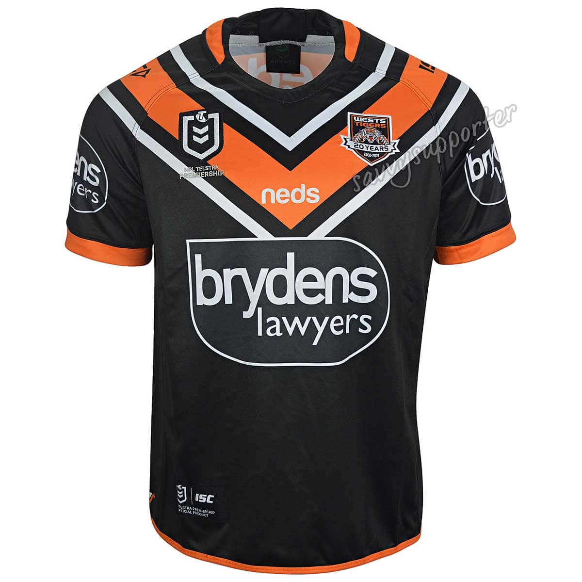 Wests Tigers Mens NRL Home Jersey