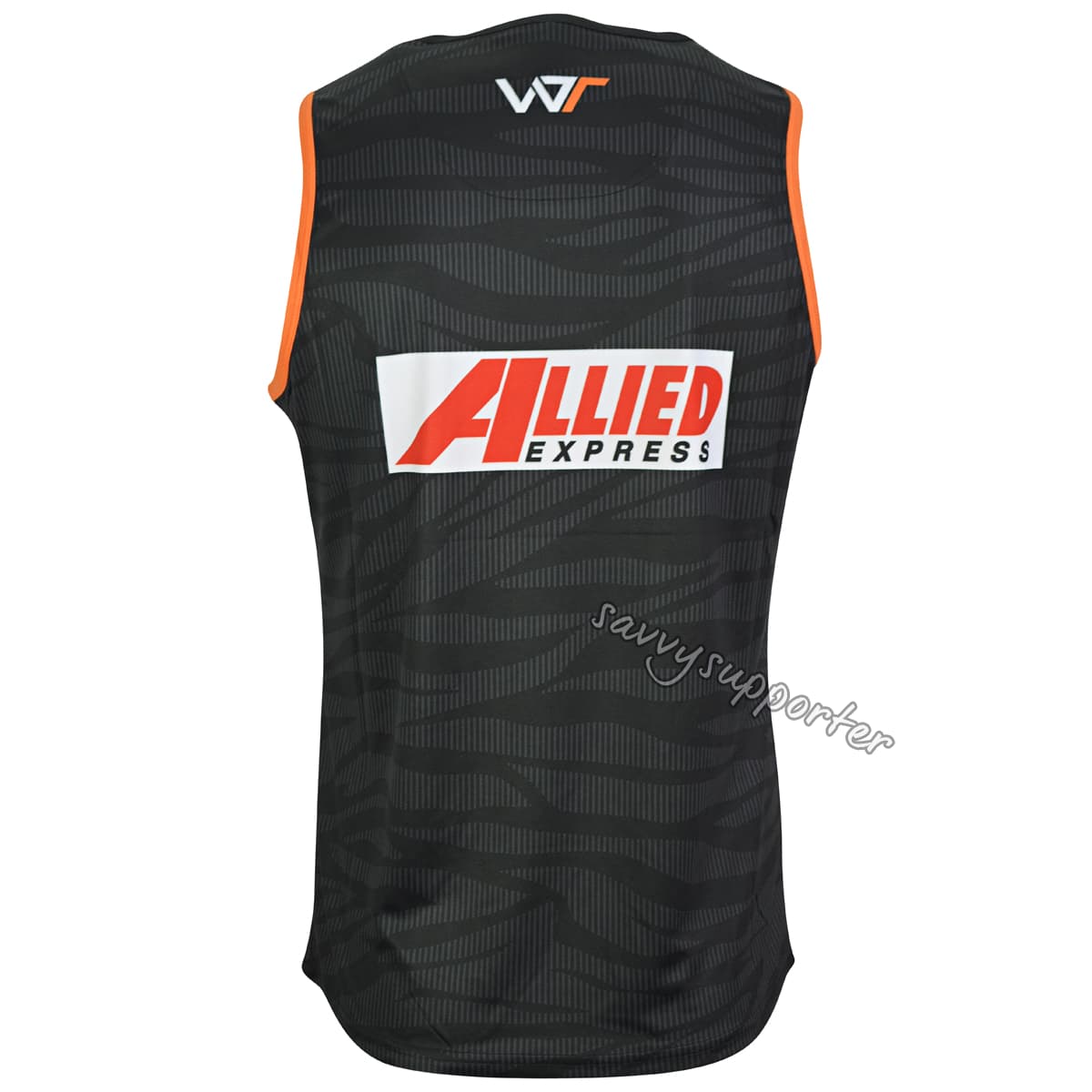 Wests Tigers Mens NRL Black Training Singlet