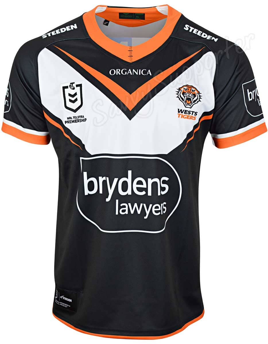 Wests Tigers NRL Mens Home Jersey
