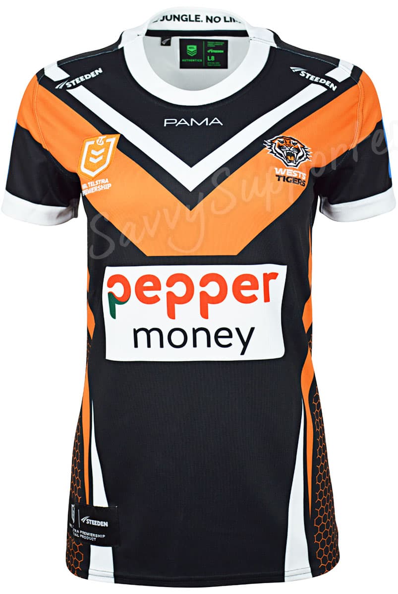 Wests Tigers 2025 NRL Ladies Home Jersey
