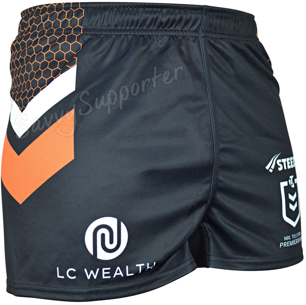Wests Tigers 2025 NRL Mens Home Shorts