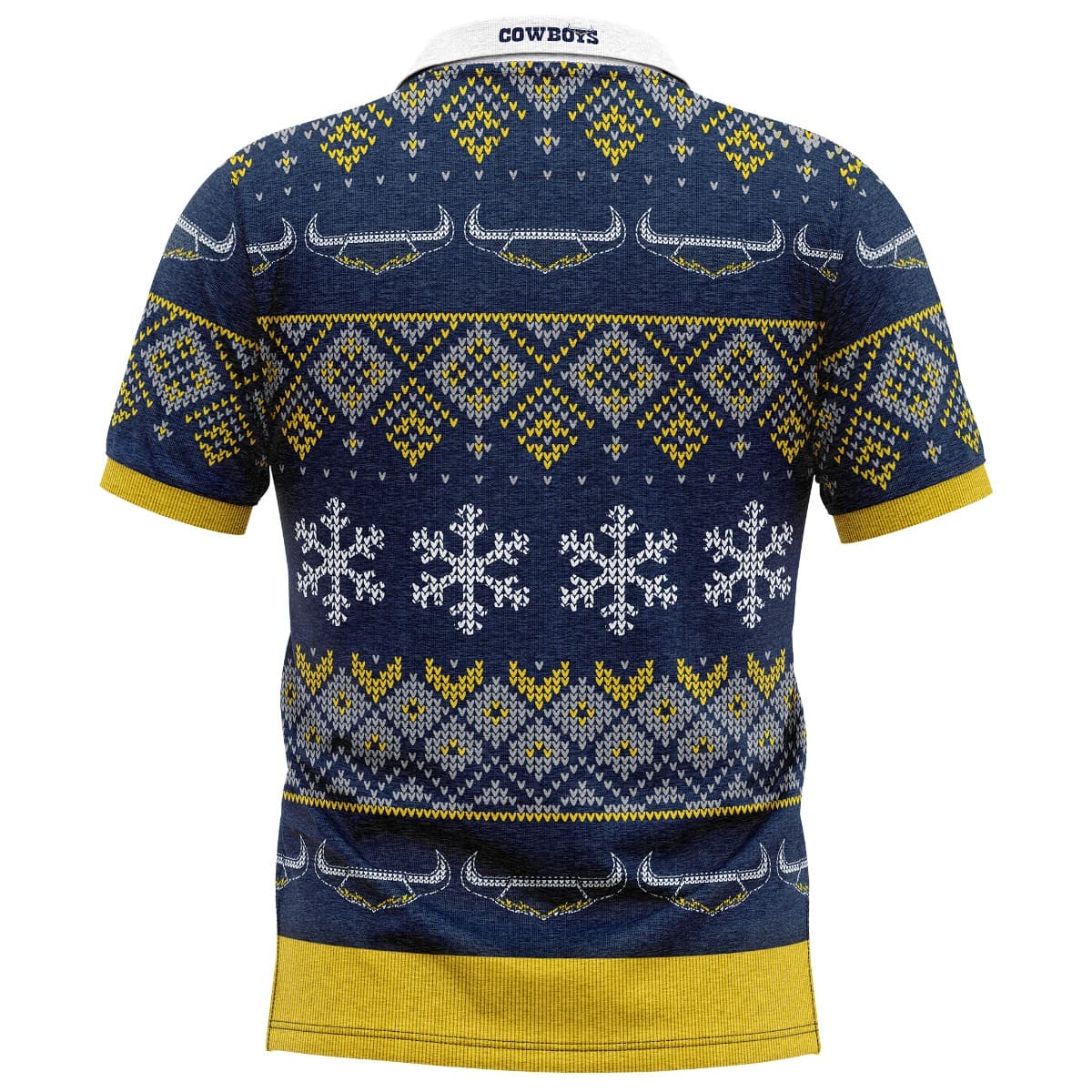 North Queensland Cowboys NRL Xmas Polo Shirt North Queensland Cowboys NRL Xmas Polo Shirt