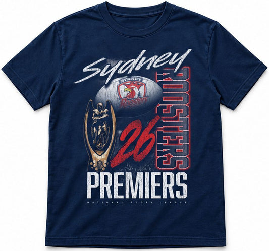 Sydney Roosters 2026 NRL Mens Premiership Premiers Shirt *PRESALE*