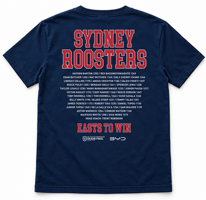 Sydney Roosters 2026 NRL Kids Players Premiers Shirt