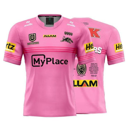 Penrith Panthers 2024 NRL Mens Four Peat Premiers Jersey ****Sizes SMALL - X-LARGE (Due late January 2025) ****