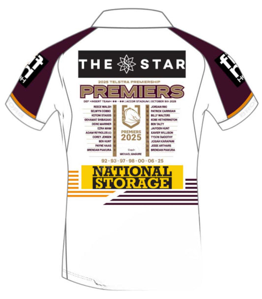 Brisbane Broncos 2025 NRL Kids Premiers Jersey  *PRESALE*